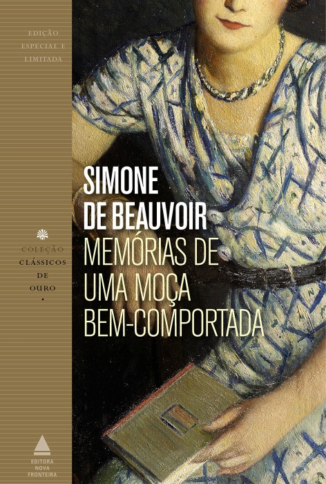 Capa do livro Memórias de uma Moça Bem-Comportada, de Simone De Beauvoir