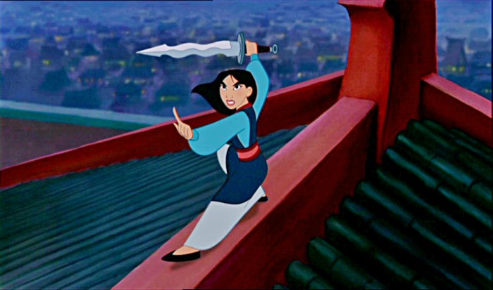 Cena da animação Mulan, da Disney