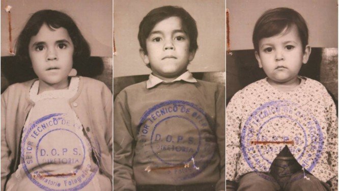 Crianças detidas durante o regime ditatorial brasileiro. 