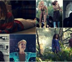 Mosaico de imagens dos filmes Eu, Tonia; Mamma Mia 2; LadyBird; Uma Dobra no Tempo; Operação Red Sparrow e Proud Mary